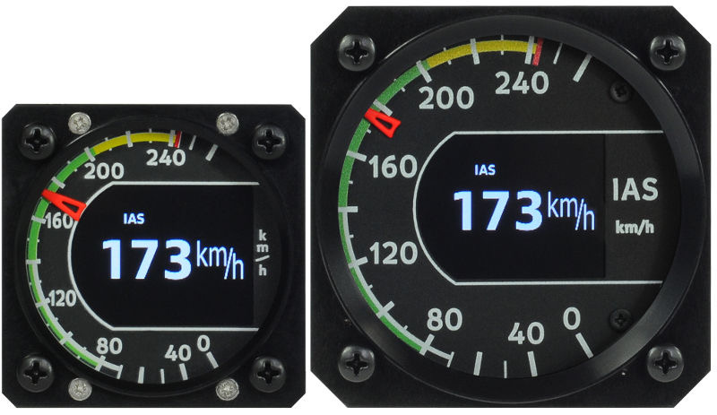Kanardia Indu Airspeed Indicator (ASI)