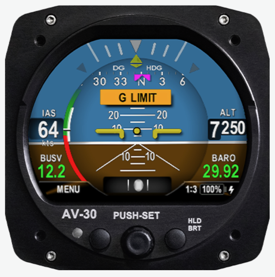 Uavionix AV-30 Multifunction AI/DG